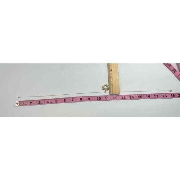 NEW Genuine Natural 1/4 CT TW Diamond Heart Gold On Sterling Silver Necklace - Picture 5 of 6